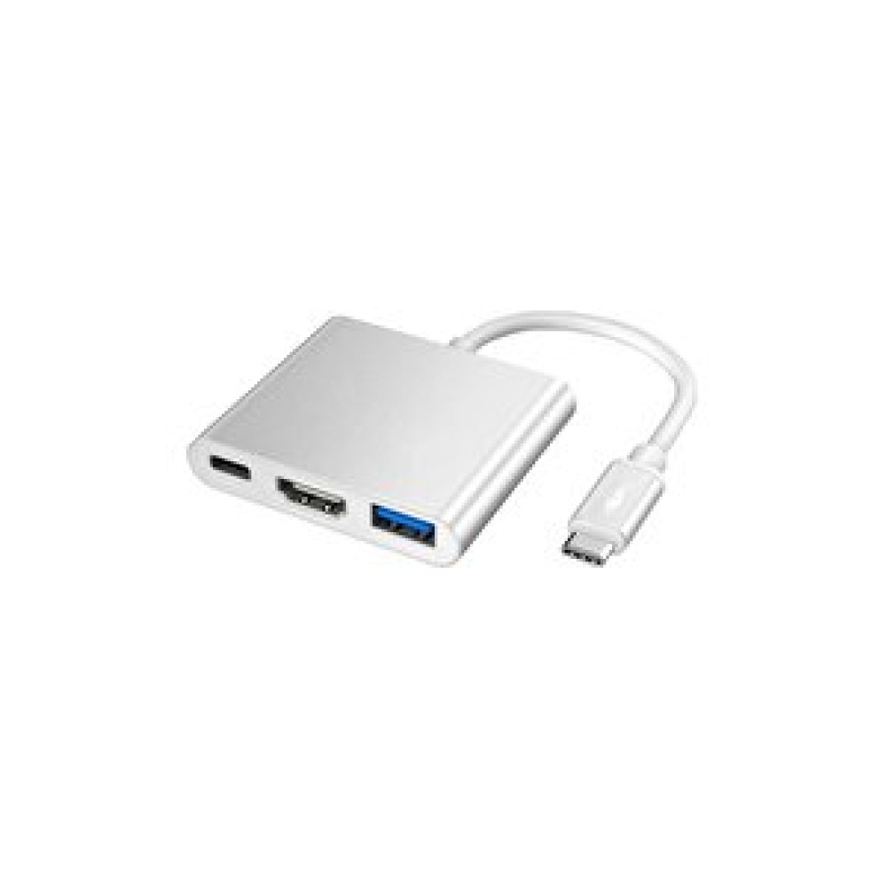 Shaza 3in1 Type-c To Hdmi Hub Port Adaptör Pd Usb 3.0 4k Hdmi Çıkışlı Hub & Switch Fiyatı