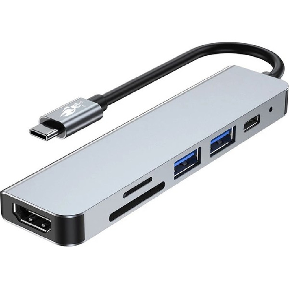 Shaza 6in1 USB Type-C Hub Port Adaptör HDMI Sd Kart USB Pd Girişli Seri & Paralel Kablo Fiyatı