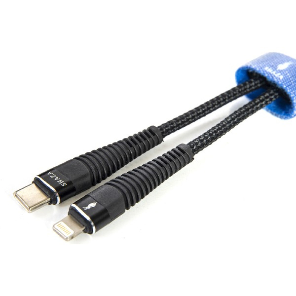 Shaza Apple iPhone Uyumlu Lightning To Type-C Pd 5A 100 W Örgülü Hızlı Şarj ve Data Kablosu 3 Metre Cep Telefonu Kablosu Fiyatı