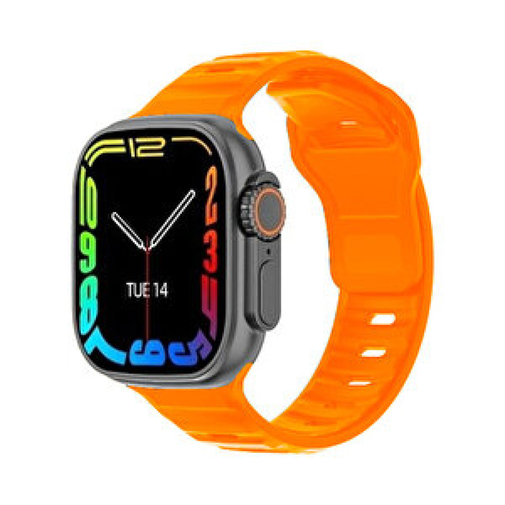 Shaza Watch 8 Ultra Dt No:1 49mm Nfc Tansiyon Oksijen Nabız Ölçer Uyku Takibi İos Android Uyumlu Akıllı Saat Siyah-turuncu Akıllı Saat Fiyatı