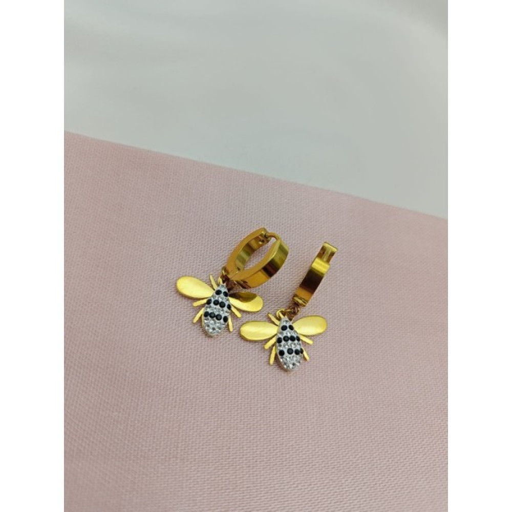 She Accessories Arı Çelik Küpe Bijuteri Küpe Fiyatı
