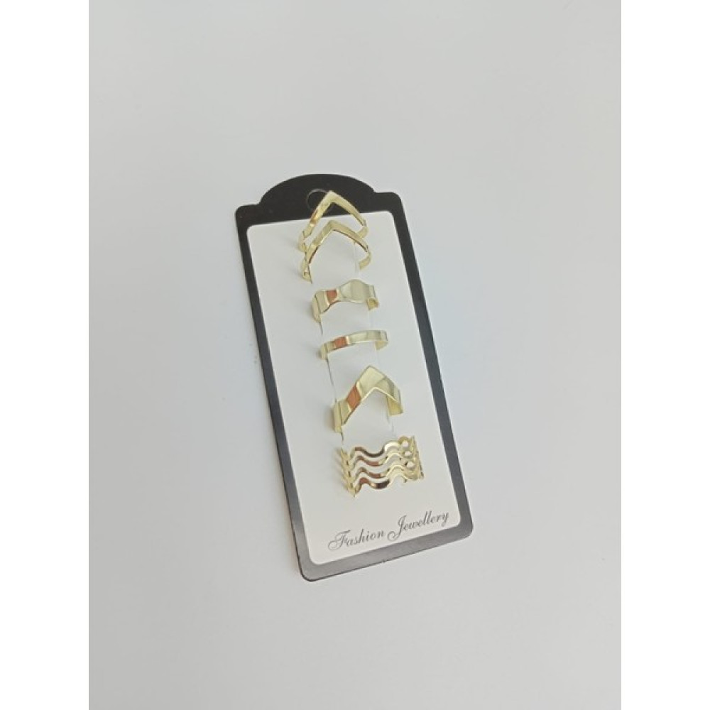 She Accessories Çoklu Yüzük - Renkli Bijuteri Yüzük Fiyatı