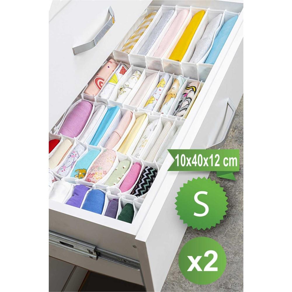 she berrak 2 Adet Çekmece İçi Akordiyon Organizer-10x40x12 cm 2 Adet Dolap İçi Düzenleyici Fiyatı