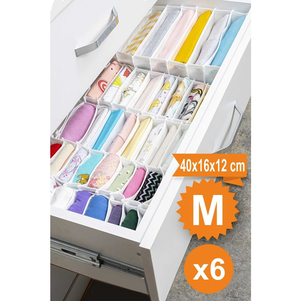 she berrak 6 Adet Çekmece Içi Akordiyon Organizer-16x43x14 Cm* 6 Adet.. Dolap İçi Düzenleyici Fiyatı