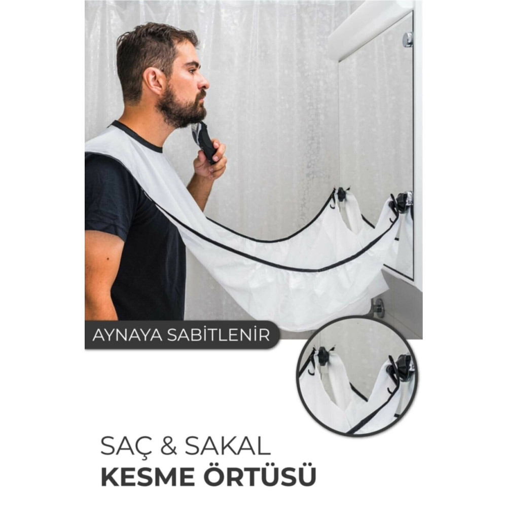 she berrak Saç Sakal Kesme Traş Önlüğü Beyaz Epilasyon Aletleri Fiyatı