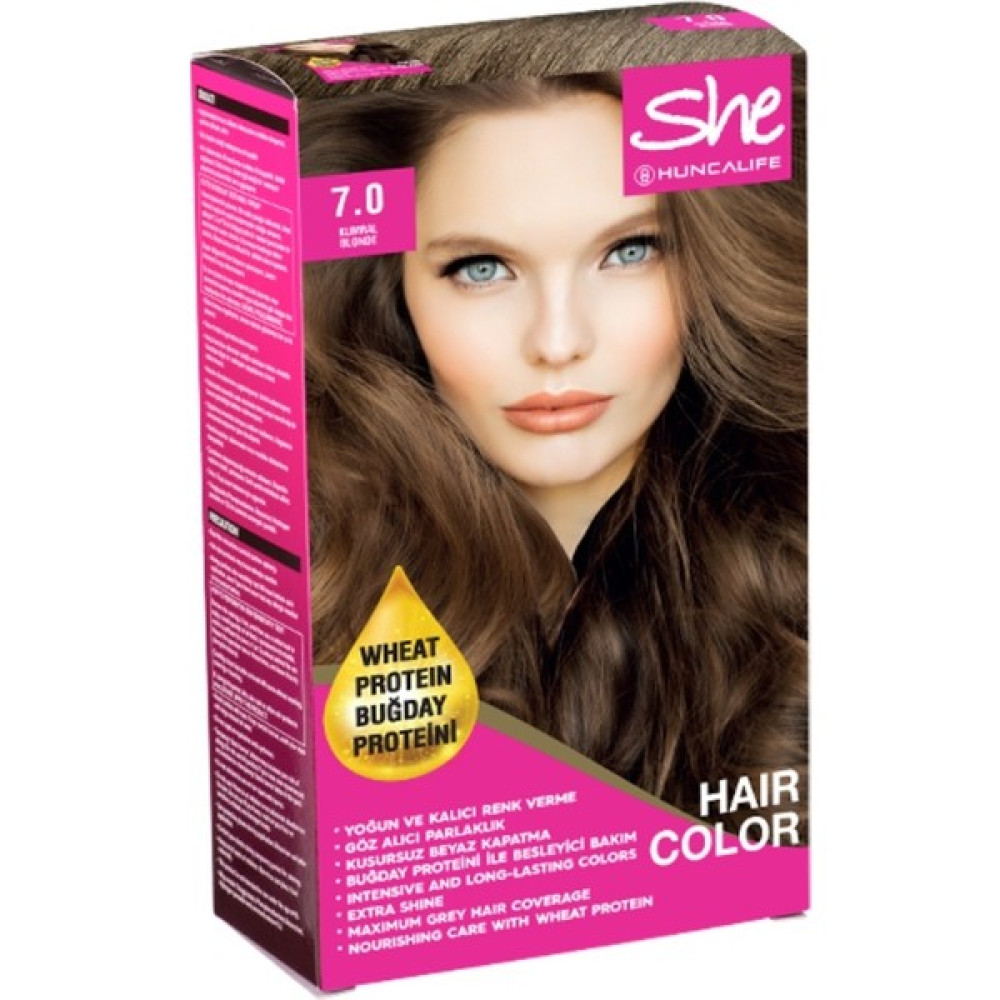 She Natural Color Saç Boyası 7.0 Kumral Saç Boyası Fiyatı