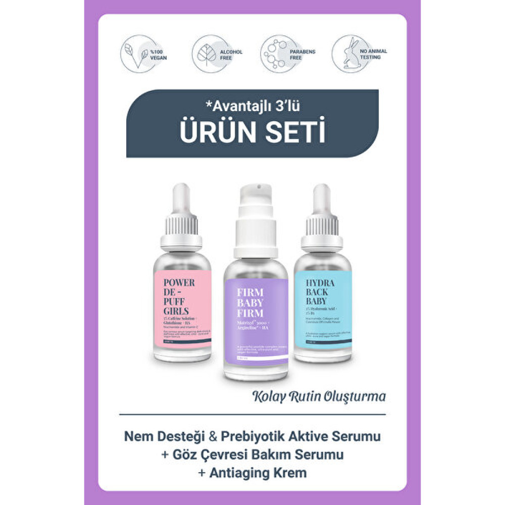 S’he Vec Anti Aging Etkili, Yoğun Nem Destekli ve Göz Çevresi Aydınlatıcı Etkili Cilt Bakım Seti Cilt ve Yüz Bakımı Fiyatı