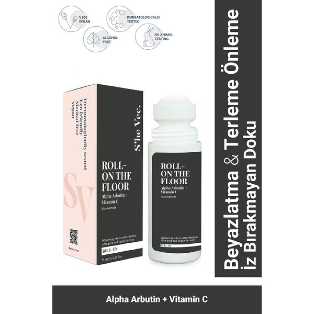 She Vec Roll-On The Floor – Beyazlatma Etkili Roll-On 75 ml Deodorantlar Fiyatı