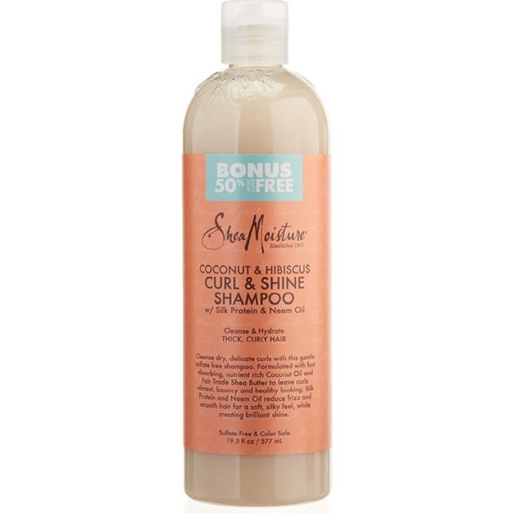 Shea Moisture Coconut & Hibiscus Bukle Kontrolü Ve Parlaklık Şampuanı 577ml - 1 Şampuan ve Saç Kremi Fiyatı