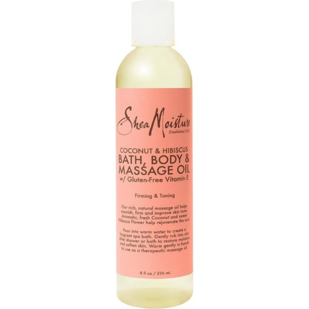 Shea Moisture Coconut & Hibiscus Masaj Yağı 236ml - M Bitkisel Yağlar Fiyatı