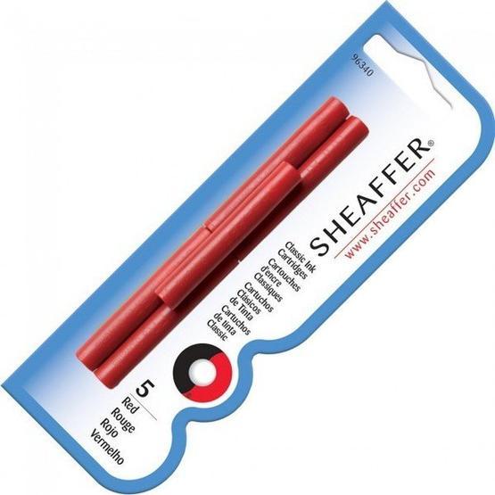 Sheaffer 96340 Kırmızı 5li Dolmakalem Kartuşu Kalem Kartuşu & Mürekkebi Fiyatı