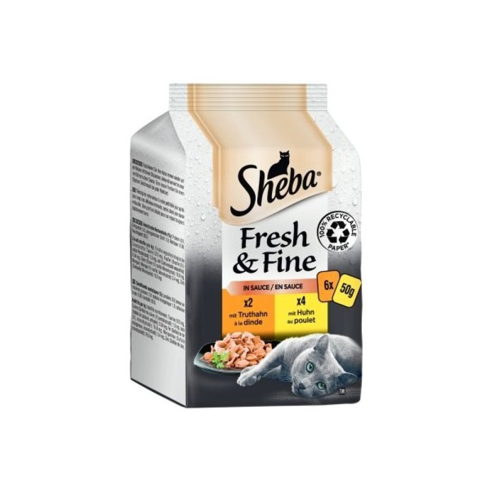 Sheba Fresh & Fıne 6X50 gr Yaş Mama - 6X50GR Evcil Hayvan Ürünleri Fiyatı