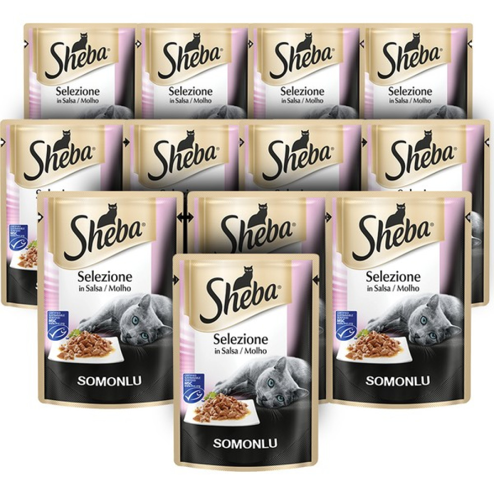 Sheba Pouch Somonlu Yaş Kedi Maması 85 Gr x 12 Adet Evcil Hayvan Ürünleri Fiyatı
