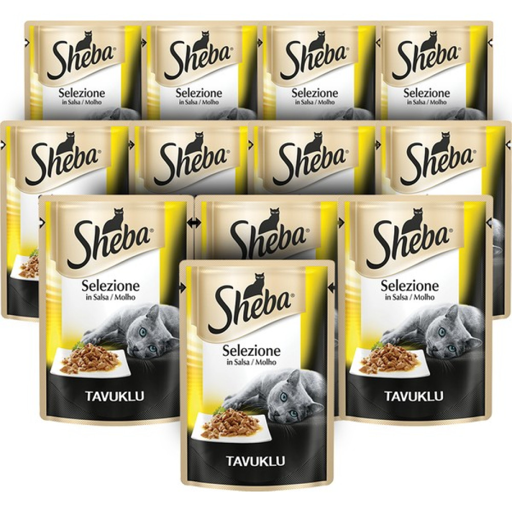 Sheba Pouch Tavuklu Yaş Kedi Maması 85 Gr x 12 Adet Evcil Hayvan Ürünleri Fiyatı