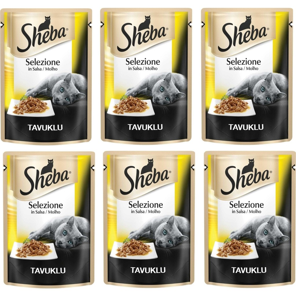 Sheba Pouch Tavuklu Yetişkin Kedi Konservesi 85 gr (6 Adet) Evcil Hayvan Ürünleri Fiyatı