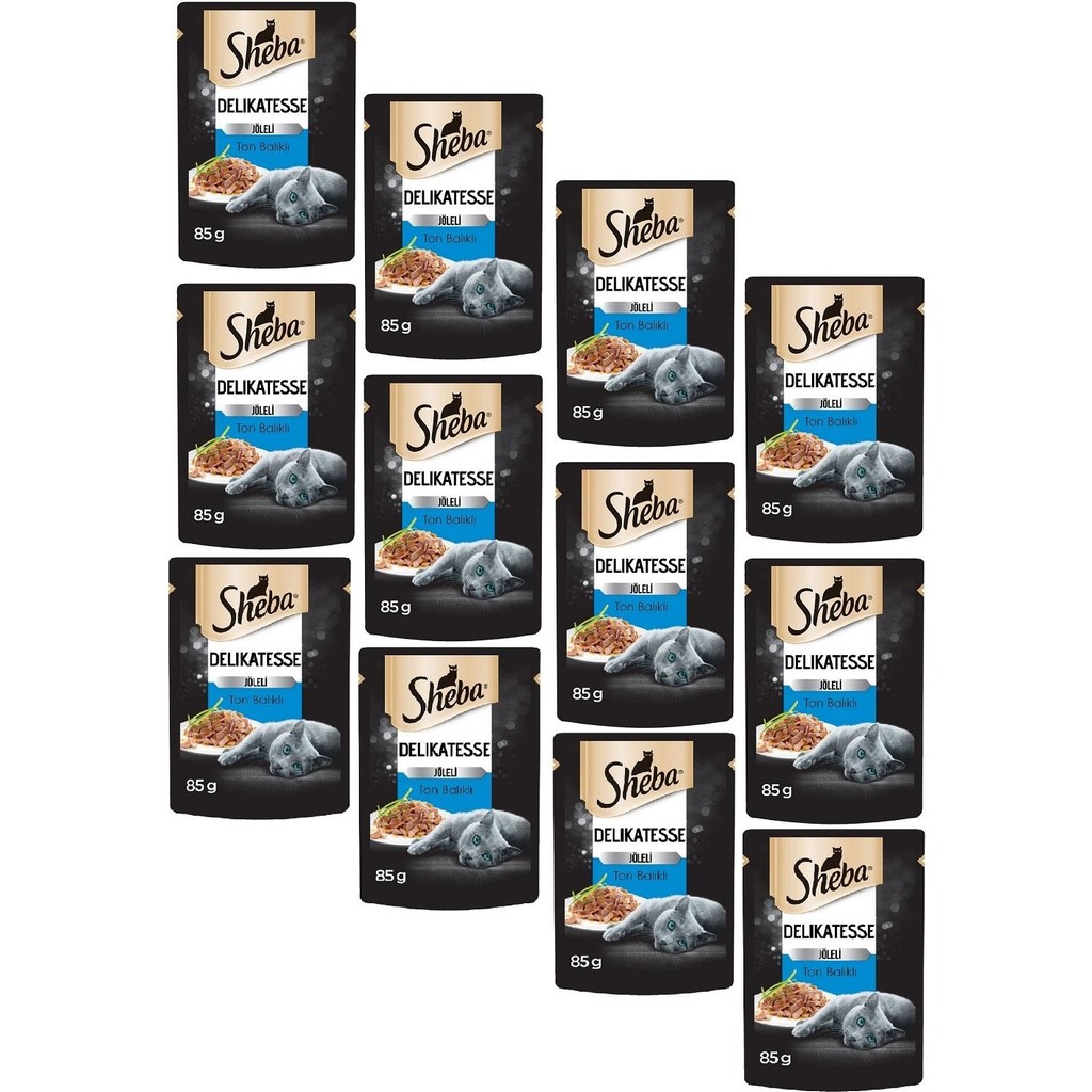 Sheba Pouch Ton Balıklı Yetişkin Kedi Konservesi 85 gr (12 Adet) Evcil Hayvan Ürünleri Fiyatı