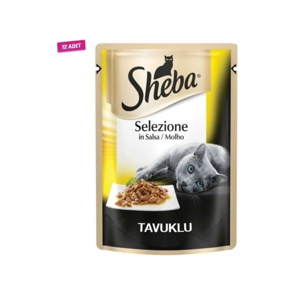 Sheba Select Slices Soslu Tavuklu Pouch Yetişkin Kedi Konservesi 85 Gram 12'li Evcil Hayvan Ürünleri Fiyatı
