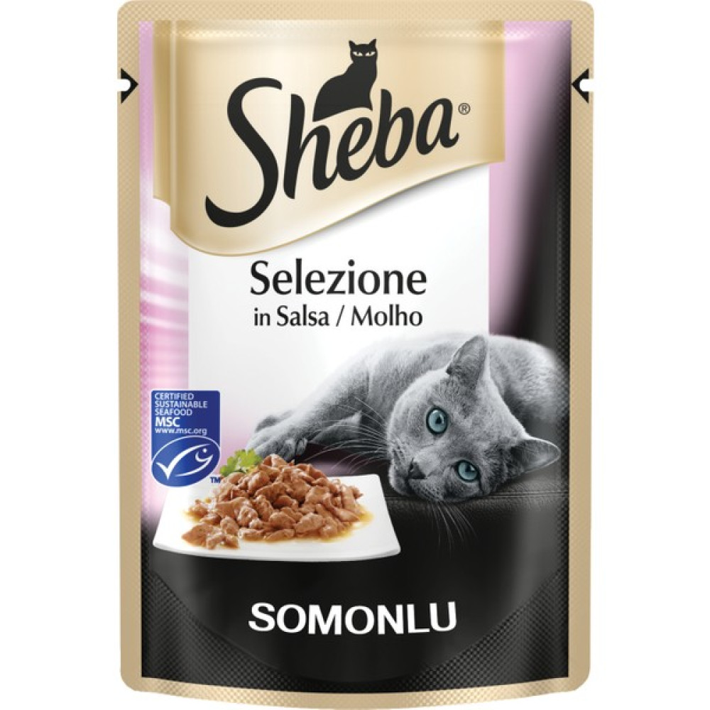 Sheba Somon Balıklı Kedi pouch Yaş mama 85 gr Evcil Hayvan Ürünleri Fiyatı