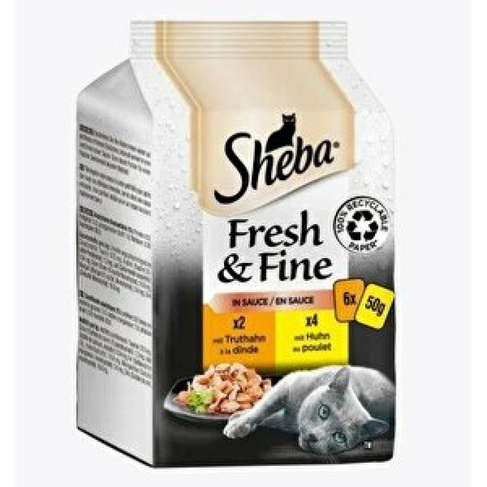 Sheba Tavuklu Ve Hindili Kedi Yaş Maması (6 X 50 Gr) Evcil Hayvan Ürünleri Fiyatı