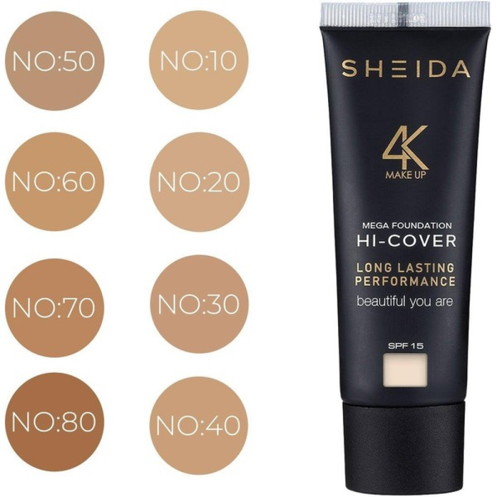 Sheida Make Over Krem Fondöten No:40 Spf 15+ 50ML - 40 Fondötenler Fiyatı