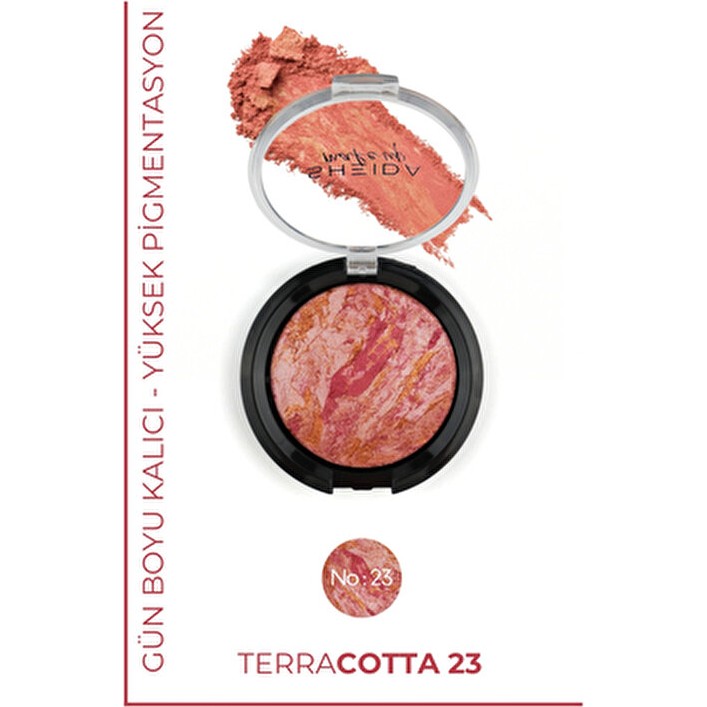 Sheida Terracotta Allık Pudra No:23 Işıltılı Mozaik Yapılı Bronzlaştırıcı ve Aydınlatıcı - Çok Renkli Diğer Fiyatı