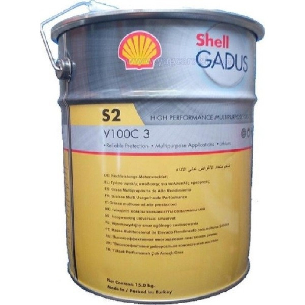 Shell Gadus S2 V100C 3 Gres Yağı 15 kg Motor Yağı & Katkıları Fiyatı