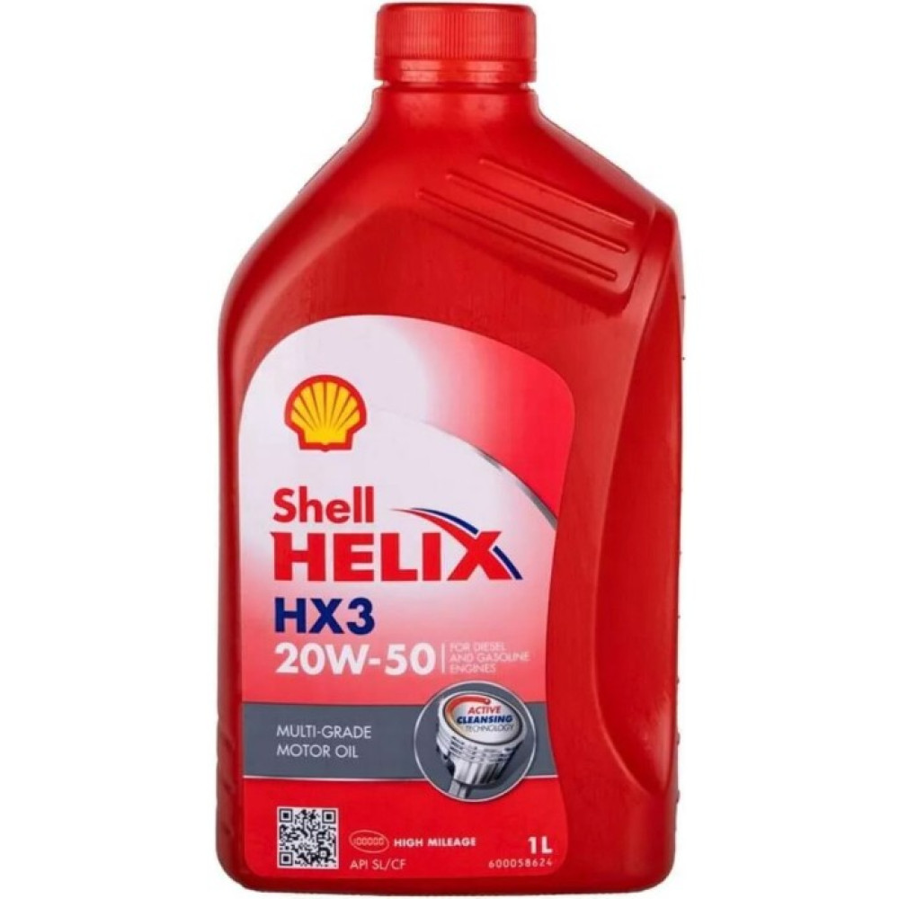 Shell Helix Hx3 20W-50 Motor Yağı 1l API SN/CF ACEA A3/B4 Yüksek Viskozite ile Uzun Ömür Motor Yağı & Katkıları Fiyatı