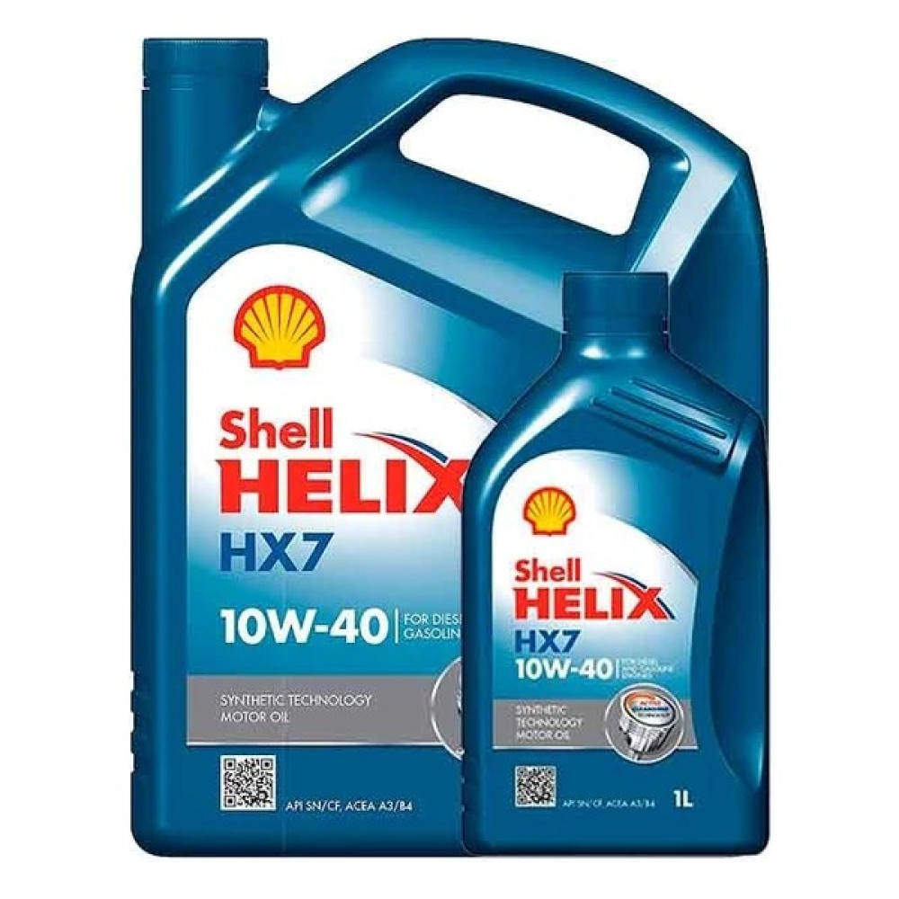 SHELL HELIX HX7 10W-40 Motor Yağı 4+1 Litre ( Üretim Yılı: 2022 ) Motor Yağı Fiyatı