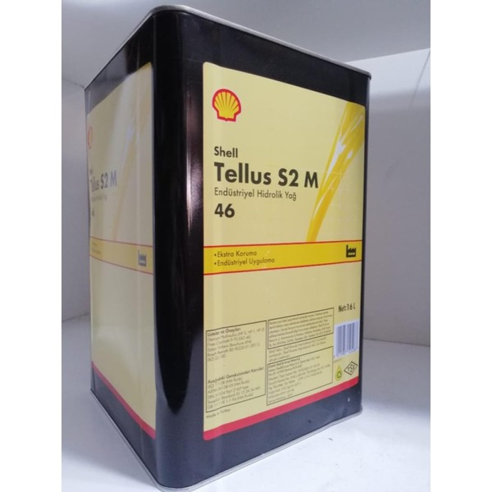 Shell Hidrolik Yağı Tellus 46 S2M 16 Litre Motor Yağı & Katkıları Fiyatı