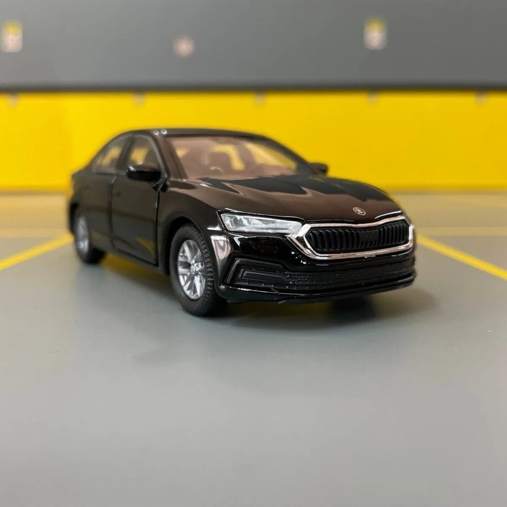 Shem Skoda Octavia 1/36 Ölçek Diecast Metal Model Araba Oyunca Araba - Siyah Diğer Fiyatı