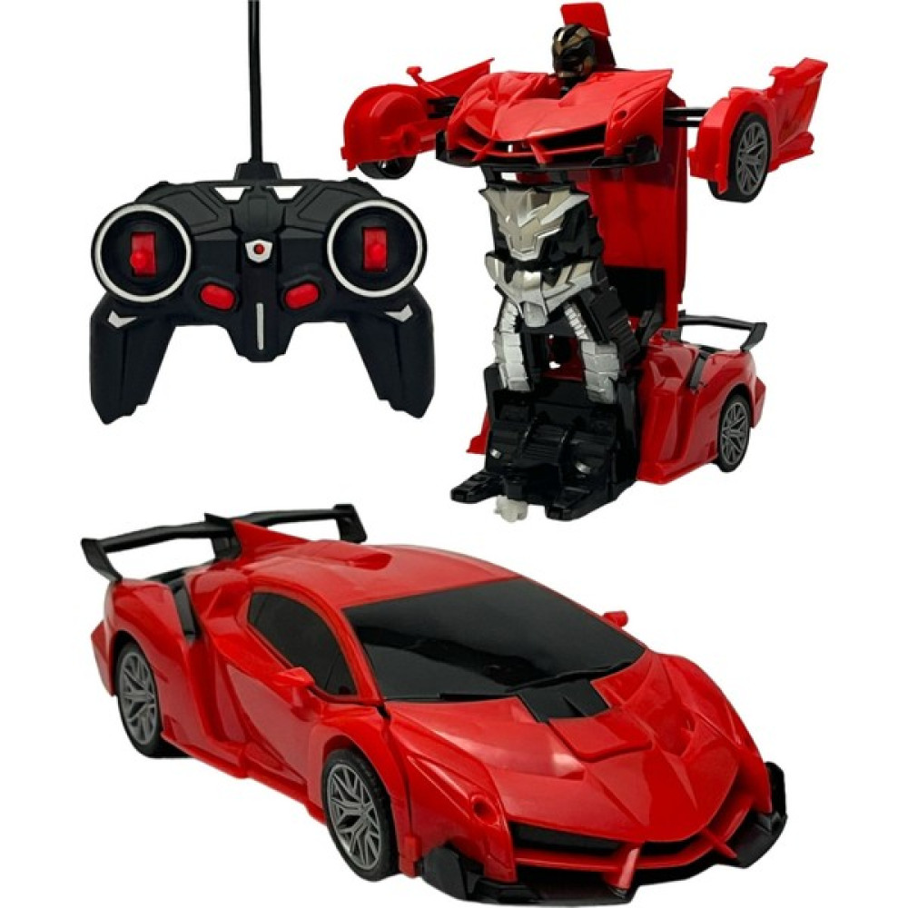 Shem Uzaktan Kumandalı Robota Dönüşen Araba Ferrari - Kırmızı Oyuncak Araç Fiyatı