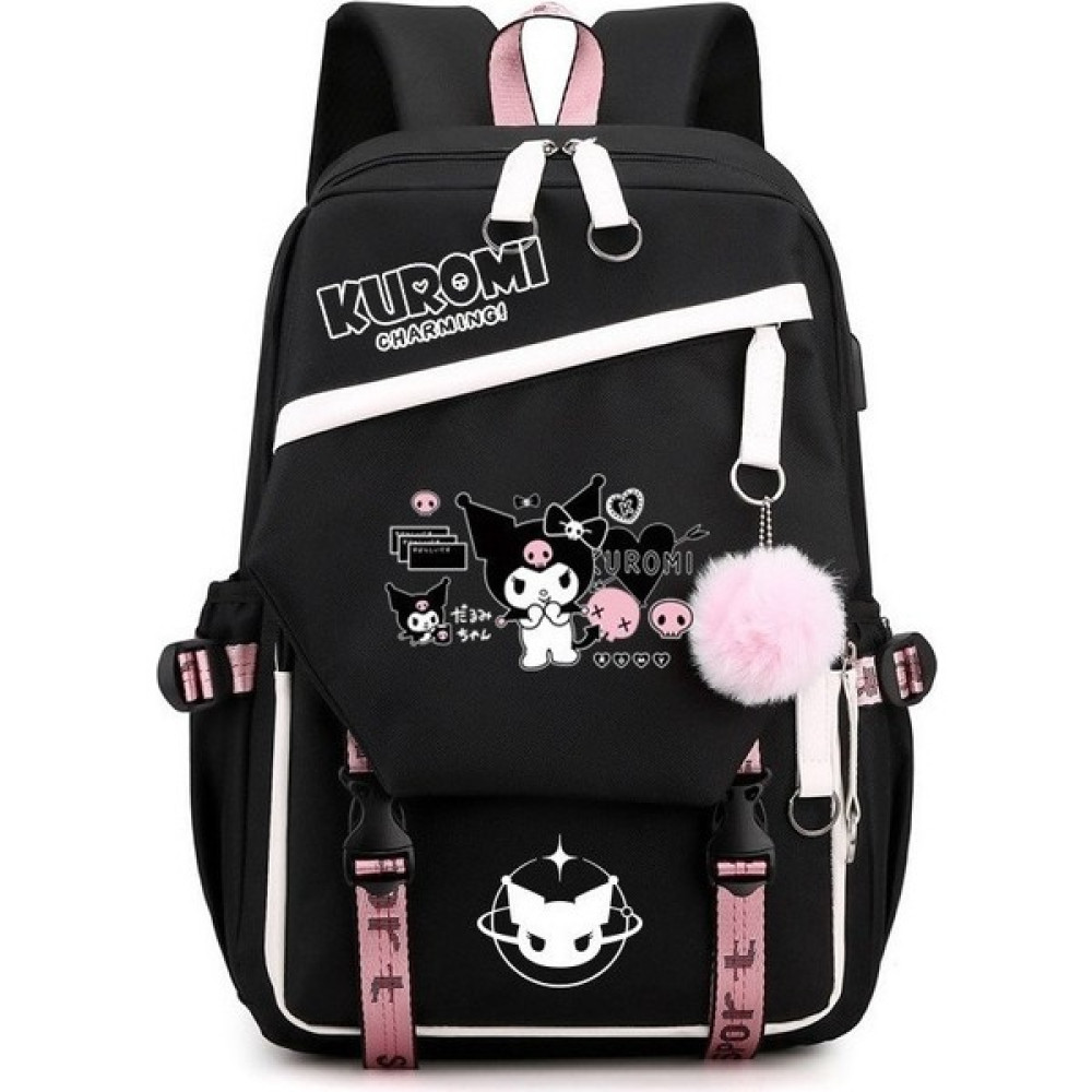 Sheng Haii Sanrio Kuromi Sırt Çantası Kadın Okul Çantası (Yurt Dışından) - Beyaz Okul Çantası Fiyatı