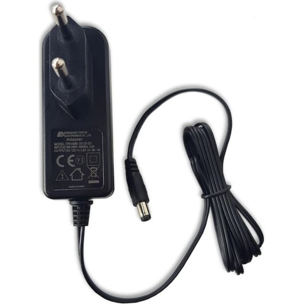 Shenzhen Topow TPA158K-18120-EU 12V 1.5A Standart Modem Adaptörü Müzik Aleti Aksesuarları Fiyatı
