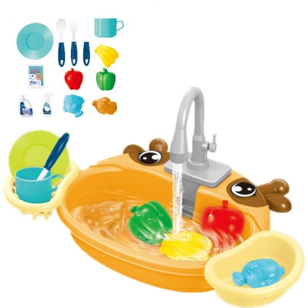Shenzhen Xin Xin Çocuk Mini Lavabo Mutfak Oyun Seti - Sarı (Yurt Dışından) - Toy Oyuncak Fiyatı