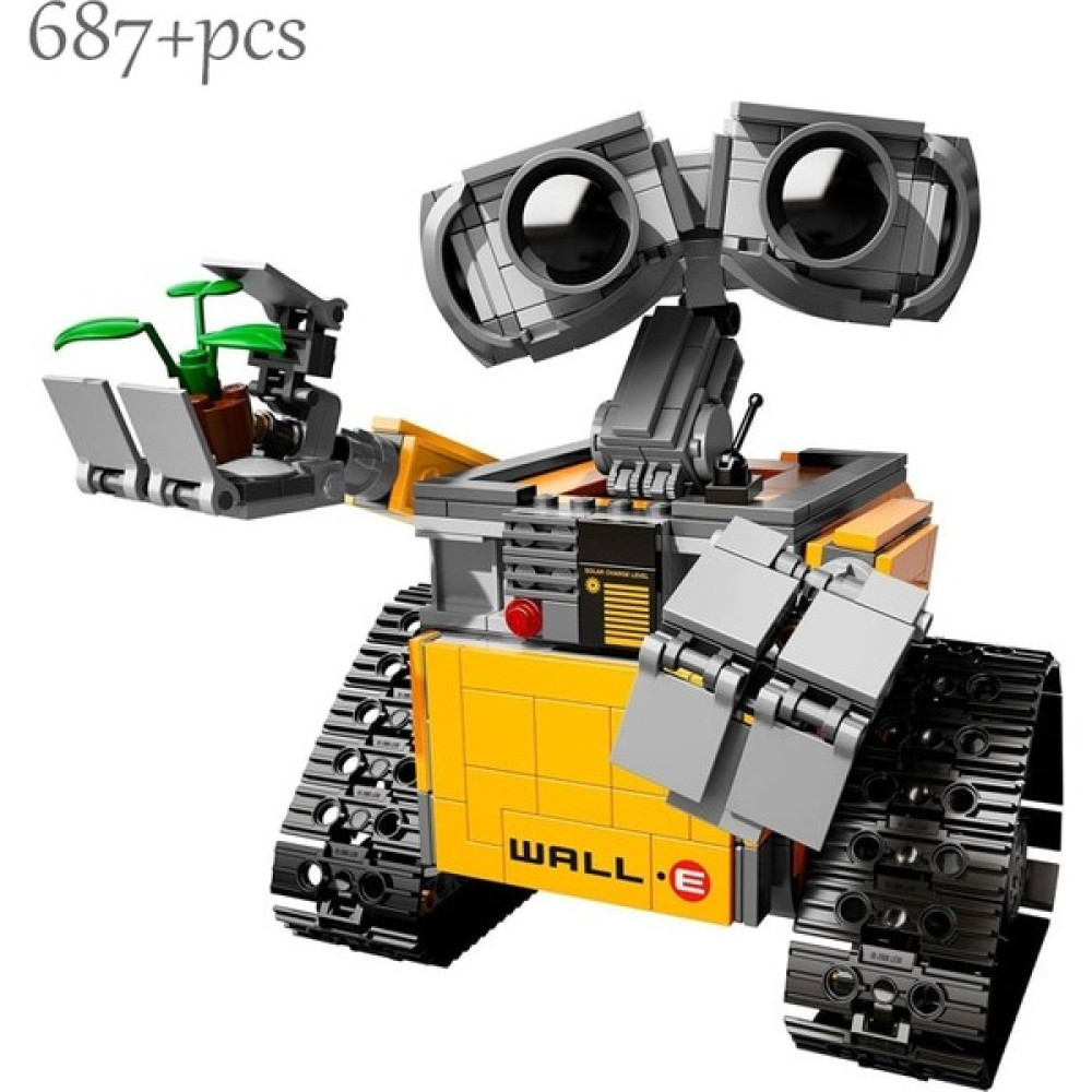Shenzhen Xin Xin Disney 687 Parça Wall E Robot Yapı Oyuncak - Sarı  (Yurt Dışından) Legolar ( Yapım Oyuncakları ) Fiyatı