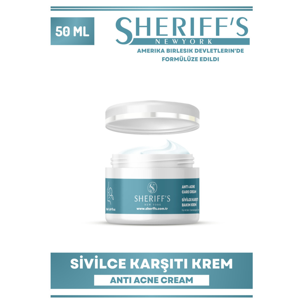 sheriffs Akne Ve Sivilce Karşıtı Anti Acne Cream 50 ml Cilt ve Yüz Bakımı Fiyatı