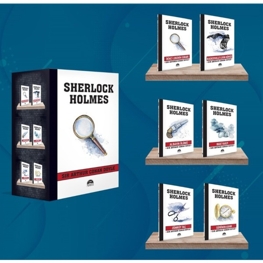 Sherlock Holmes – 6 Kitap Set (Büyüteç) - Sir Arthur Conan Doyle Polisiye Fiyatı