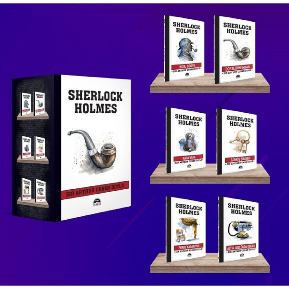 Sherlock Holmes – 6 Kitap Set (Pipo) - Sir Arthur Conan Doyle Polisiye Fiyatı