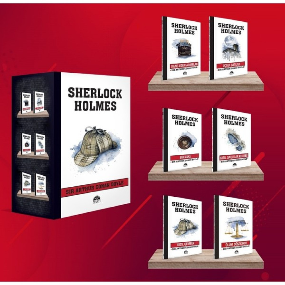 Sherlock Holmes – 6 Kitap Set (Şapka) - Sir Arthur Conan Doyle Polisiye Fiyatı