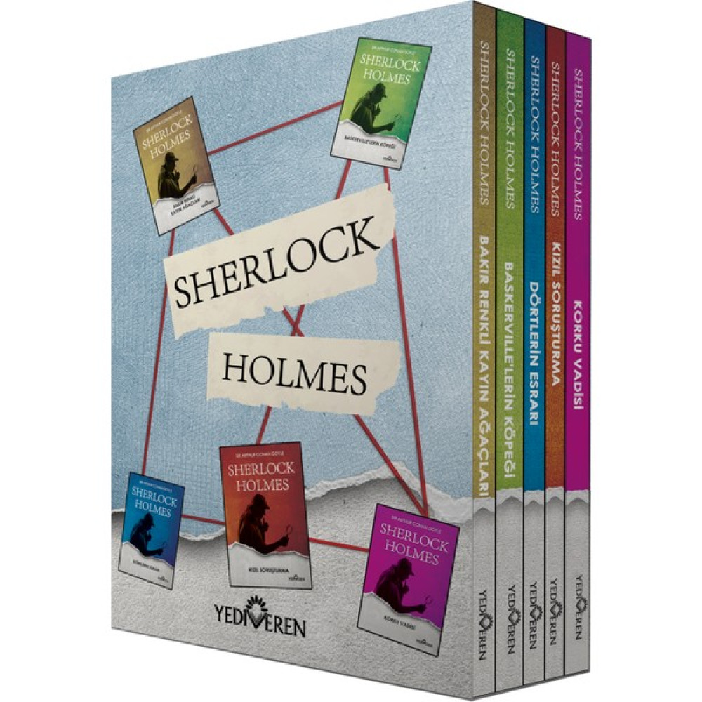 Sherlock Holmes Kutulu Set (5 Kitap Takım) Polisiye Fiyatı