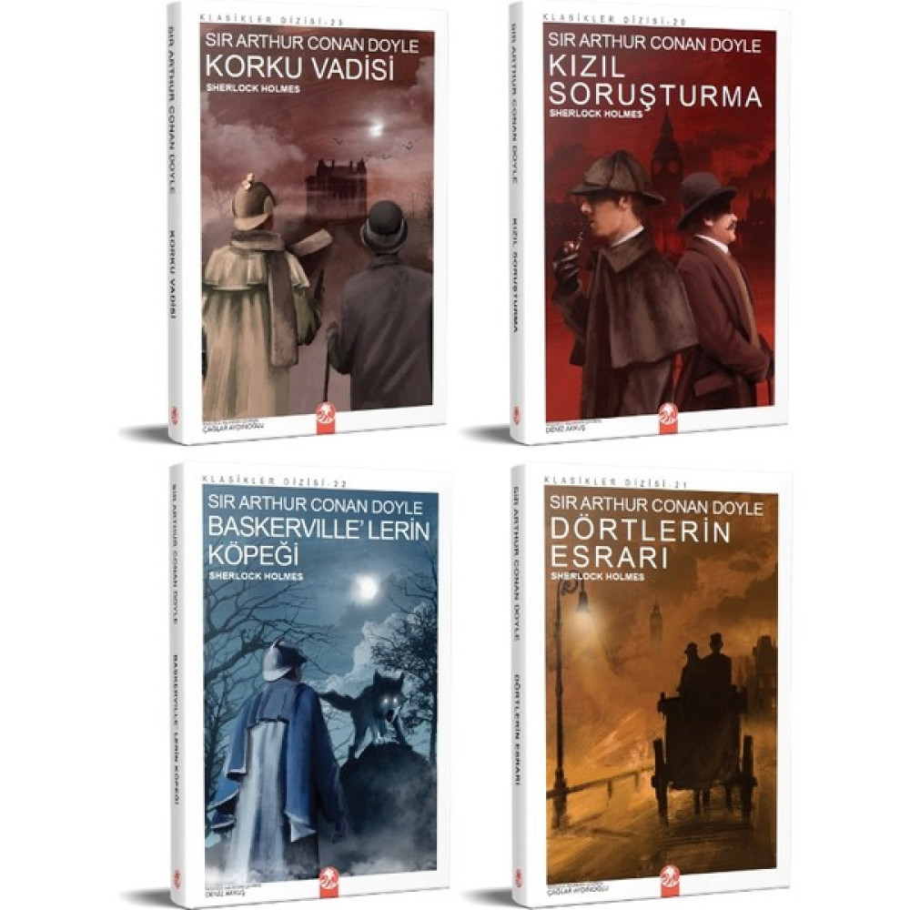 Sherlock Holmes Roman Seti - 4 Kitap Takım Dünya Edebiyatı Fiyatı