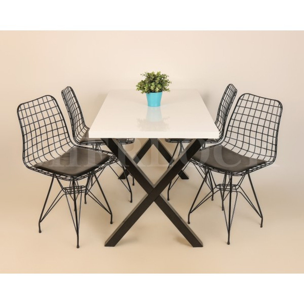 Sherlock Masa Sandalye Takımı x Kollu Sandalye Seti - 70 x 110 cm Masa - Sandalye Seti / Takımı Fiyatı