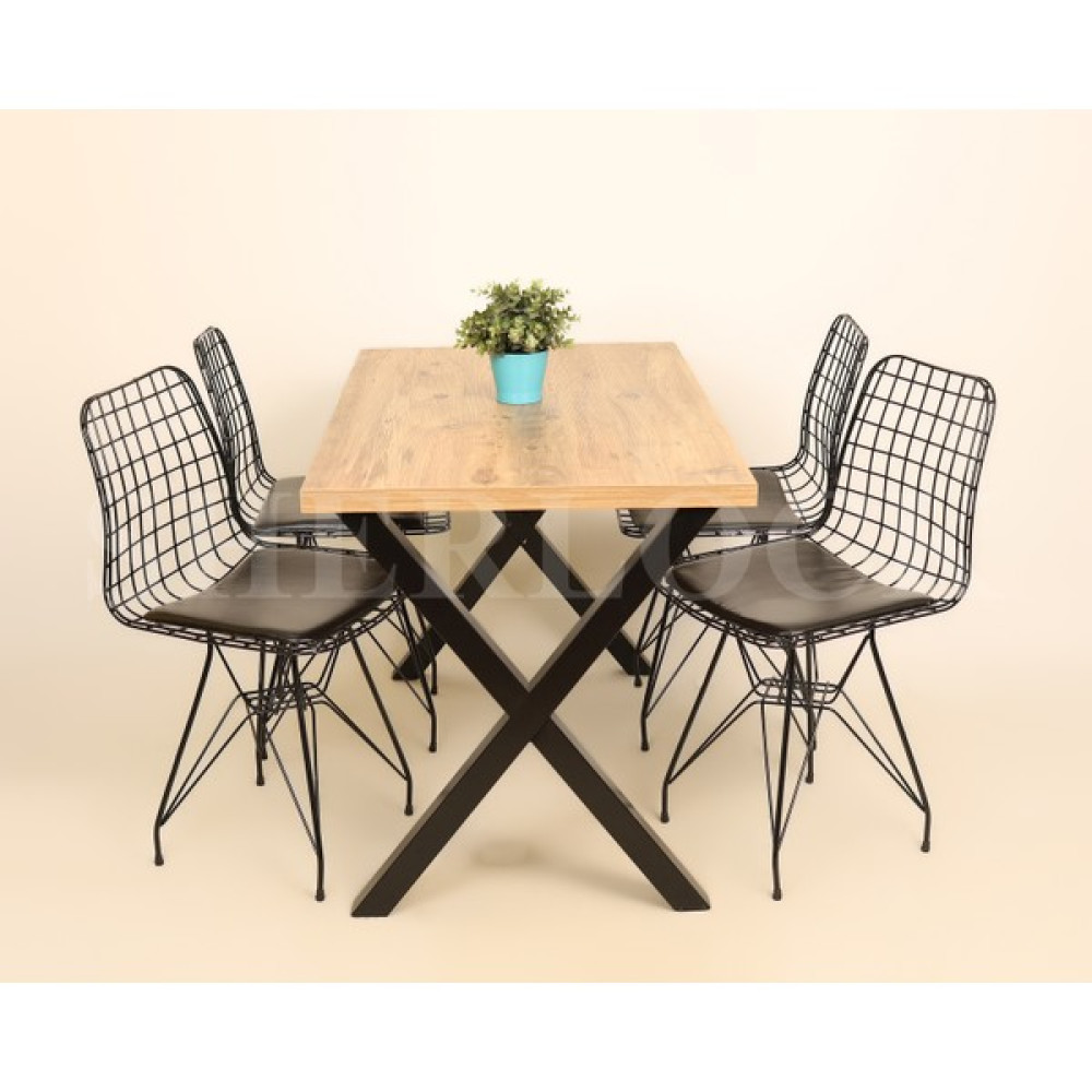 Sherlock Masa Sandalye Takımı x Masa Seti - 70 x 110 cm Masa - Sandalye Seti / Takımı Fiyatı