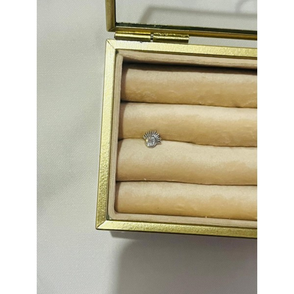 Shesra Güneş Detay Tragus Piercing Altın & Gümüş Piercing Fiyatı