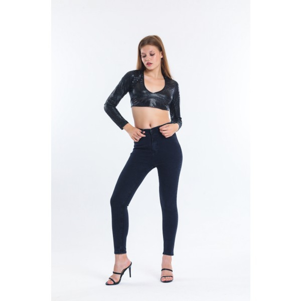Shevega Füme Dar Paça Kot Pantolon Toparlayıcı Slim Fet Jean Bayan Jeans / Kot Pantolon Fiyatı