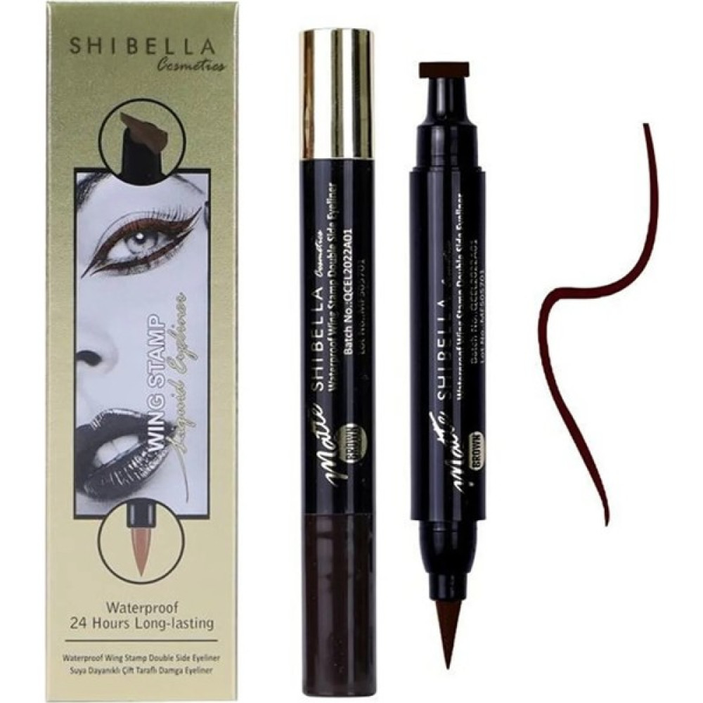 Shibella Damga Eyeliner, Siyah, Çift Taraflı, 24 Saat Dayanıklı, Kalın Damga - Kutulu Eyeliner Fiyatı