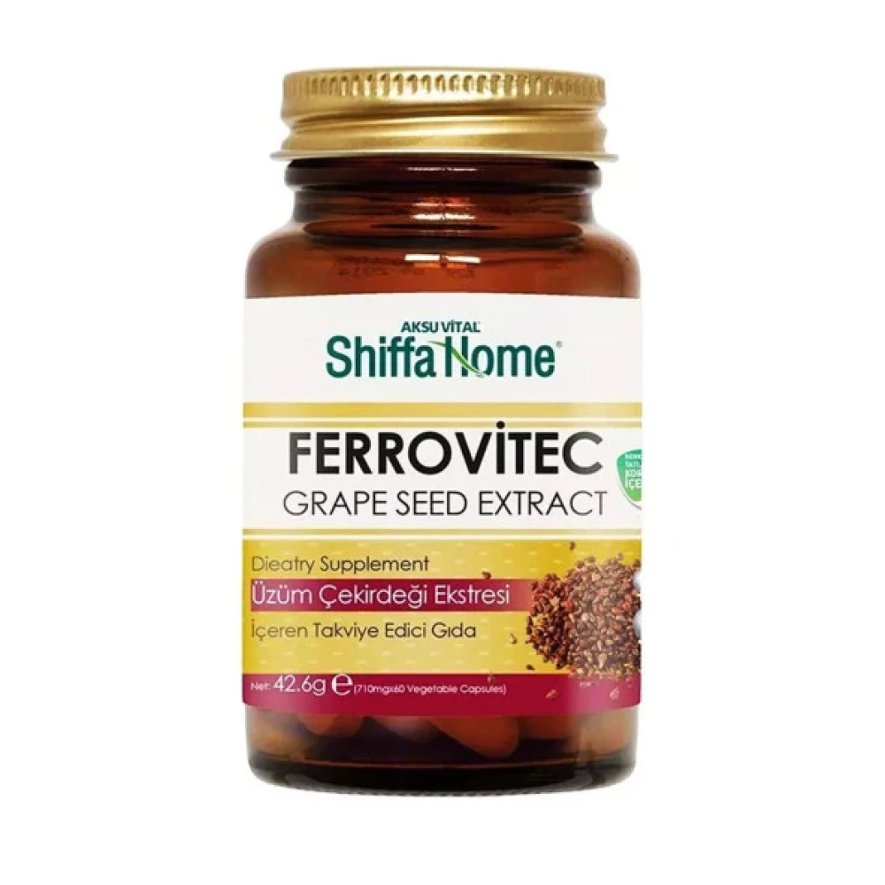 Shiffa Home (Aksuvital) Ferrovitec 710 Mg 60 Kapsul Kişisel Bakım Gereçleri Fiyatı