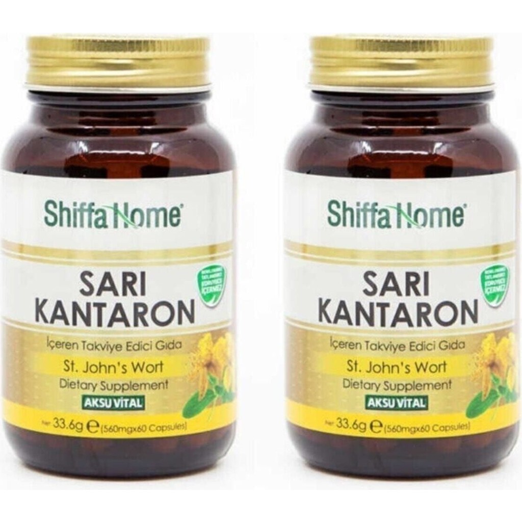 Shiffa Home Sarı Kantaron 560 Mg 60 Kapsül 2 Adet Diğer Fiyatı