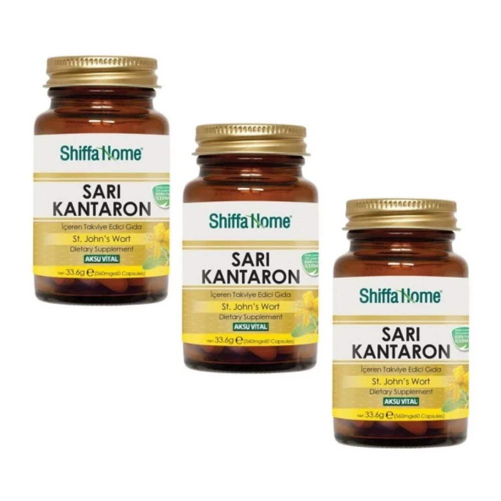 Shiffa Home Sari Kantaron (Johns Wort) 560Mg 60 Kapsul X 3 Adet Kişisel Bakım Gereçleri Fiyatı