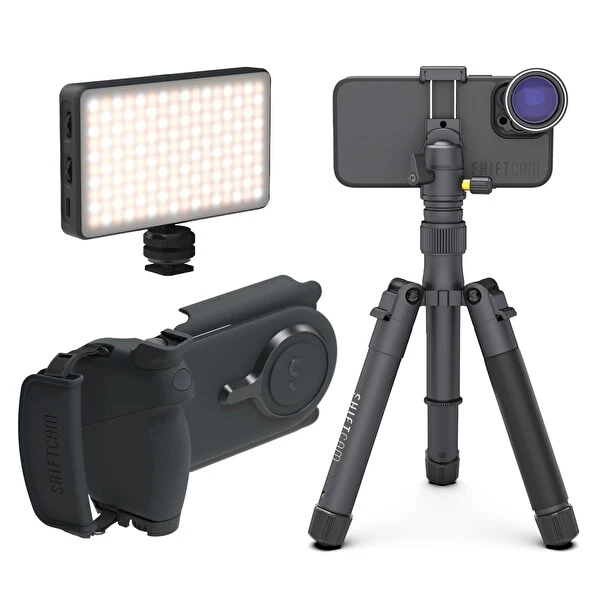 Shiftcam ProGrip Magsafe - TravelPod Pro Tripod - ProLED Çekim Işığı Fotoğraf ve Video Vlog Çekim Seti Fotoğraf Makinesi Aksesuarları Fiyatı
